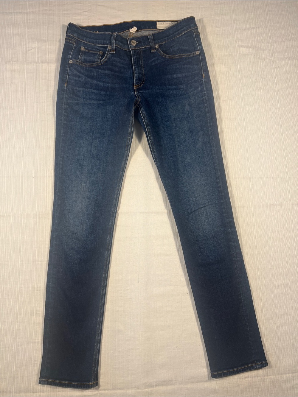 rag & bone Women's Dark Blue Skinny Jeans